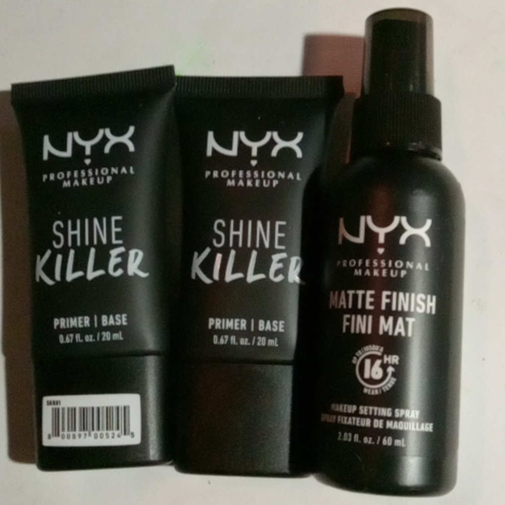2X NYX  MAKEUP SHINE KILLER & MATTE SPRAY